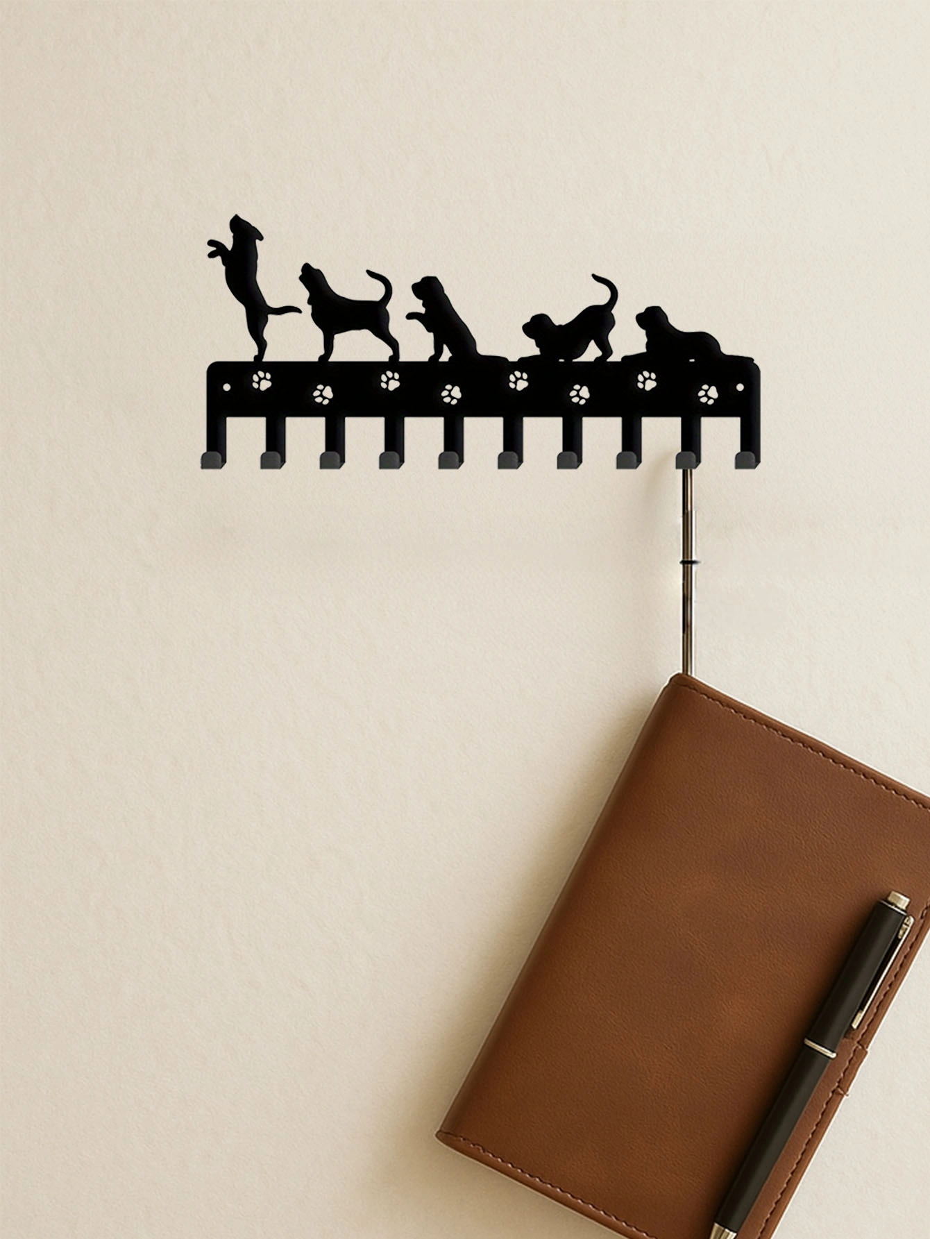CIFbuy™ Create An Organized Oasis: Animal-Inspired Upright Keychain Hook Rack - Detachable Wall Storage | Utility For Every Space Wall Sculptures.(TikTok/temu self-pickup orders) view 6