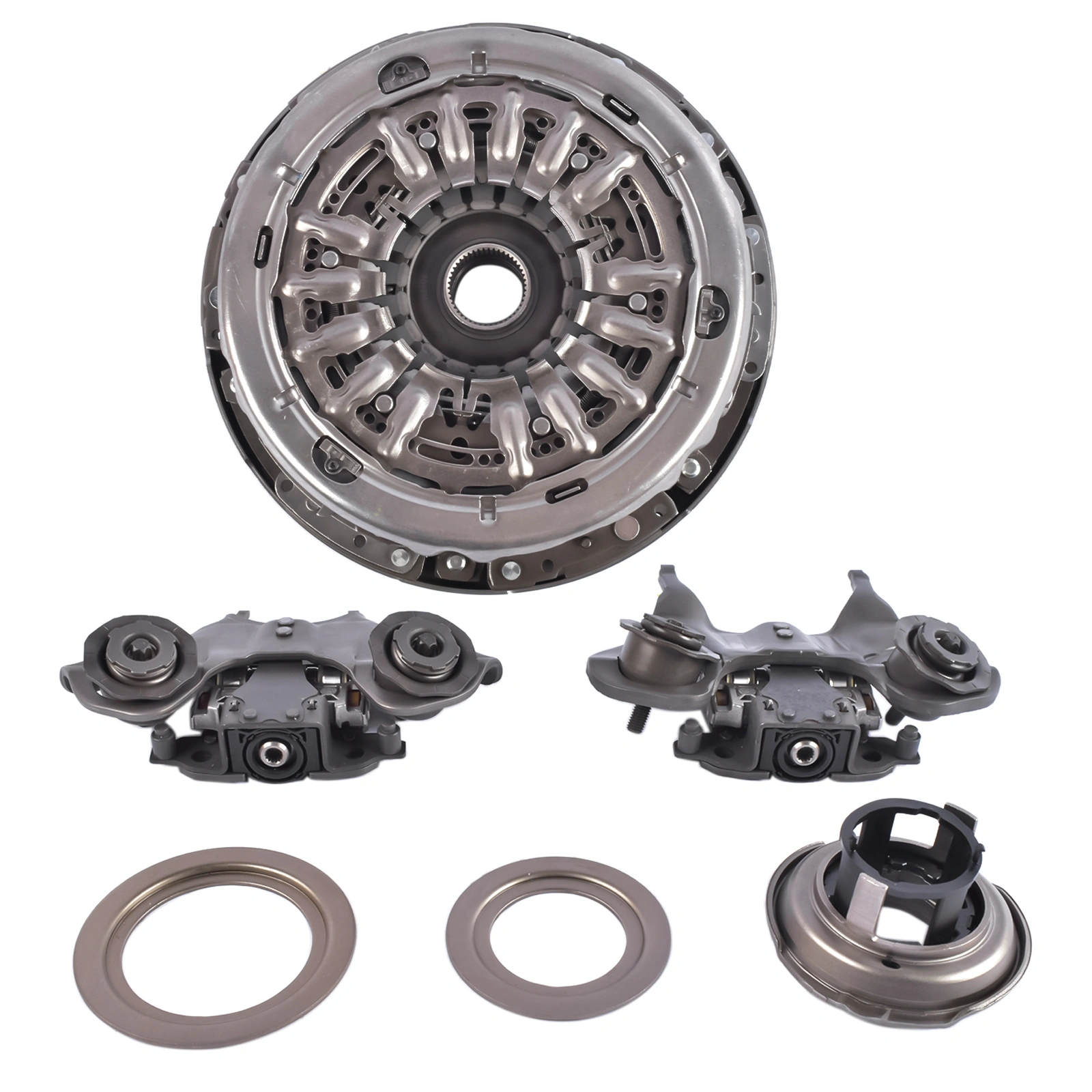 Transmission Clutch Pressure Plate & Clutch Fork Kit Replacement for Ford Fiesta 2011-2019, Focus 2012-2017 CA6Z7515J CA6Z7515K view 4