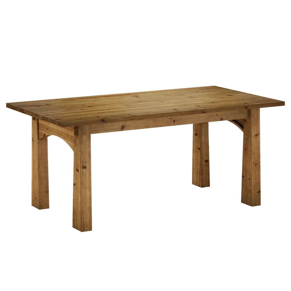 Modern Dining Table for 4-6 People, Rectangle Kitchen Table, Spacious Dining Room Table, Easy Assembly, Sturdy Design view 2