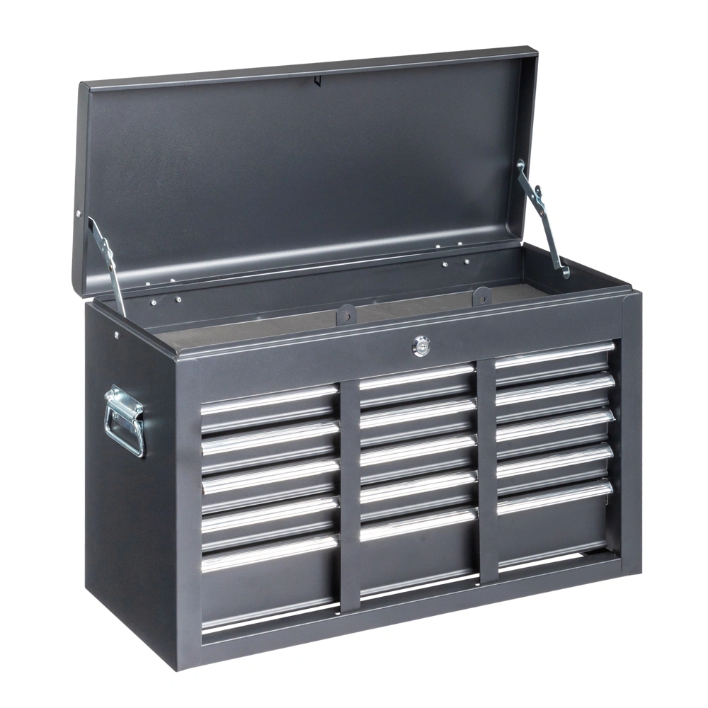 steel tool box black view 14