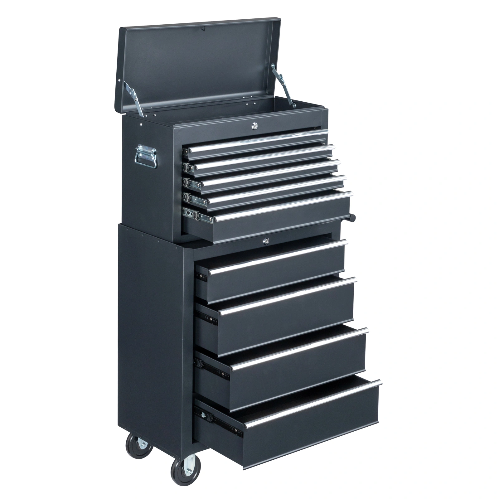 steel tool box black view 17