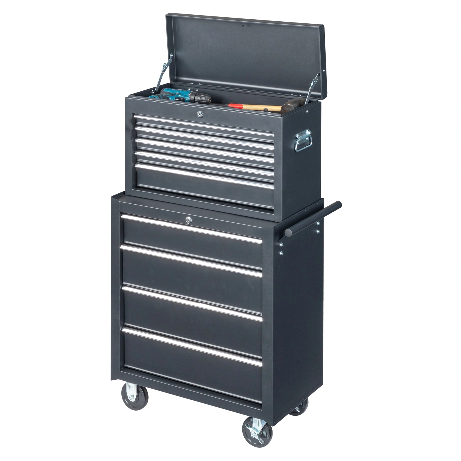 steel tool box black view 20