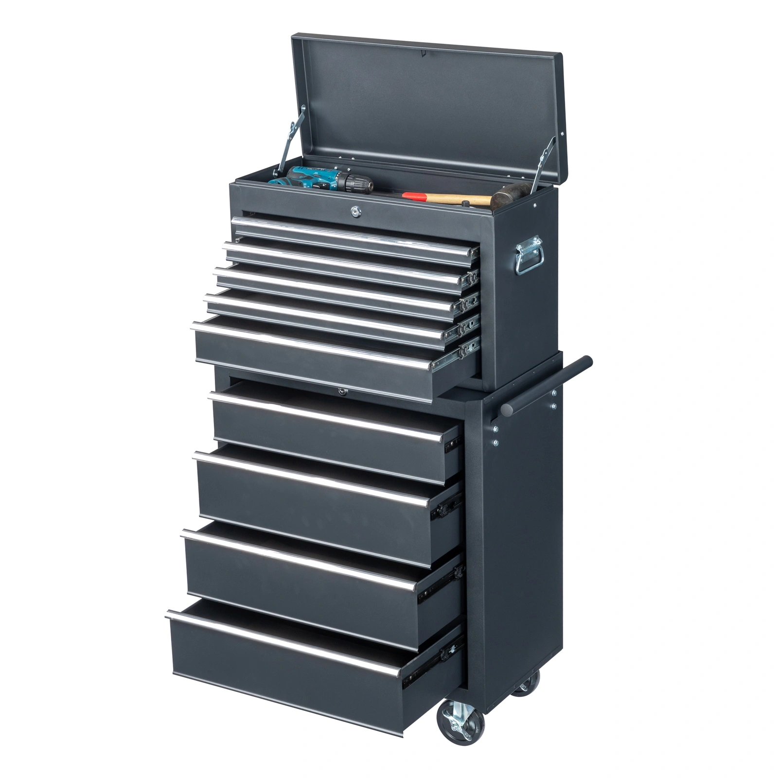 steel tool box black view 21