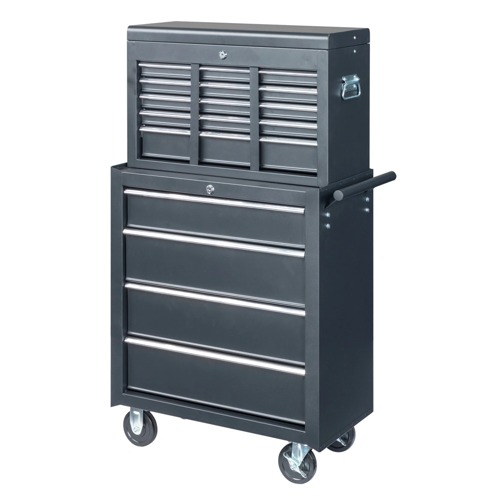 steel tool box black view 4