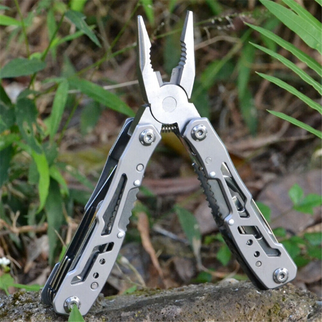 Multifunctional Stainless Steel Multitool Pliers Saw Folding Tool Pocket Outdoor Camping Survival Gear view 2