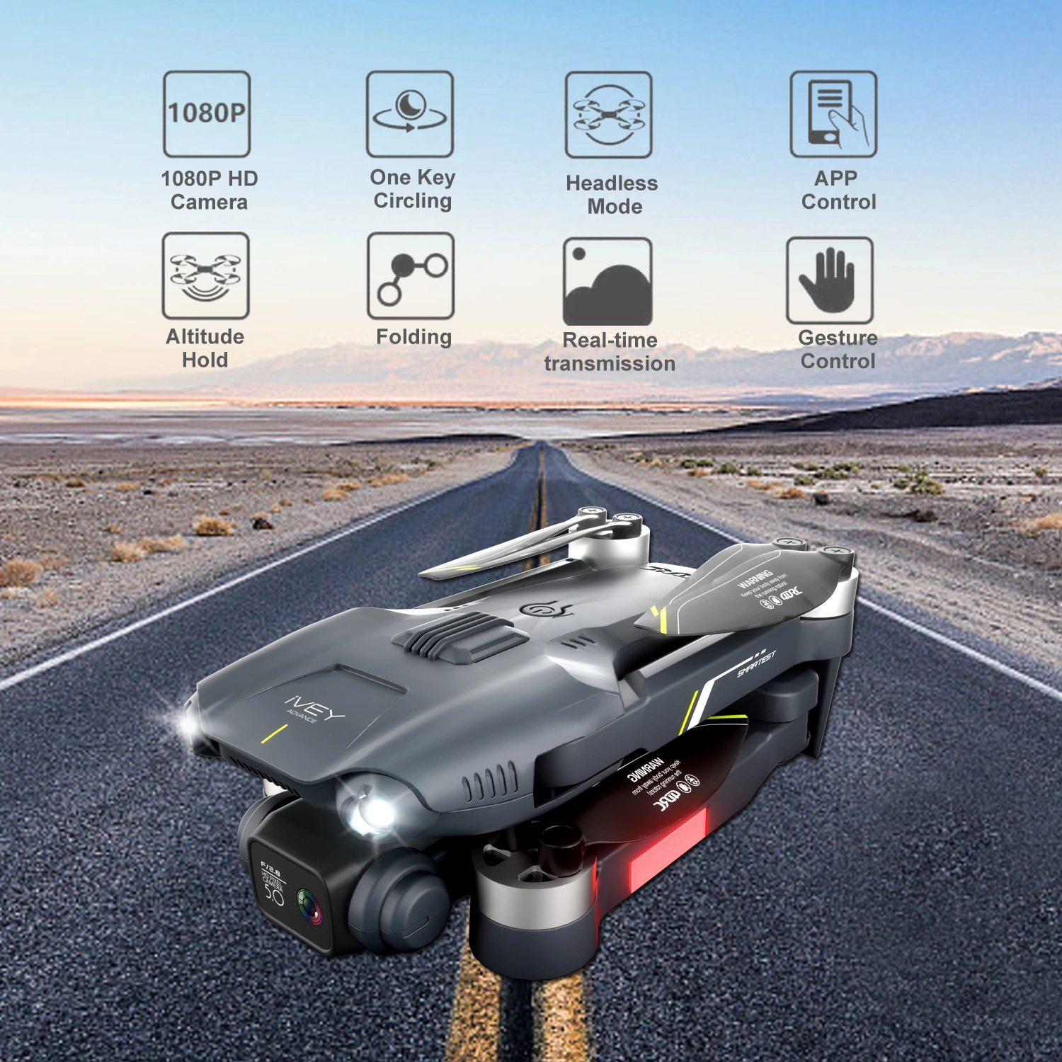 2026 3 Battery V13 RC Drone 6K HD Dual Camera WiFi FPV Foldable Quadcopter Camera Drone,Logistic is randomly sent by UPS/USPS/GOFO/UNI/FEDEX view 6