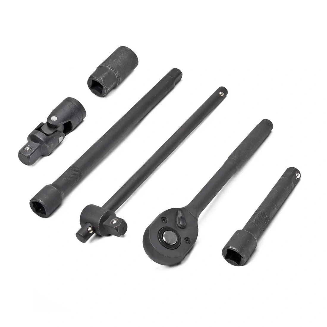 Heavy Duty 1/2 Inch Ratchet Wrench Socket Set 8-32mm Metric with Extension Bar in Metal Case view 4