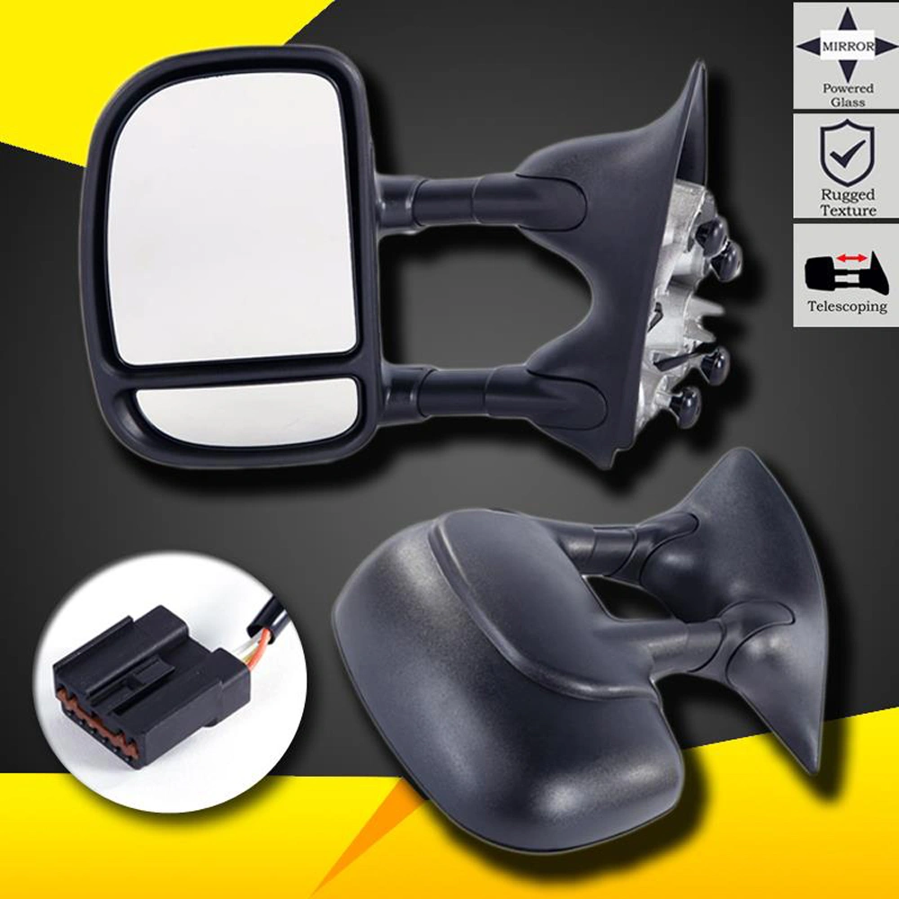 L R For 99-07 Ford F250 F350 Super Duty Side View Mirrors Power Towing Folding view 2