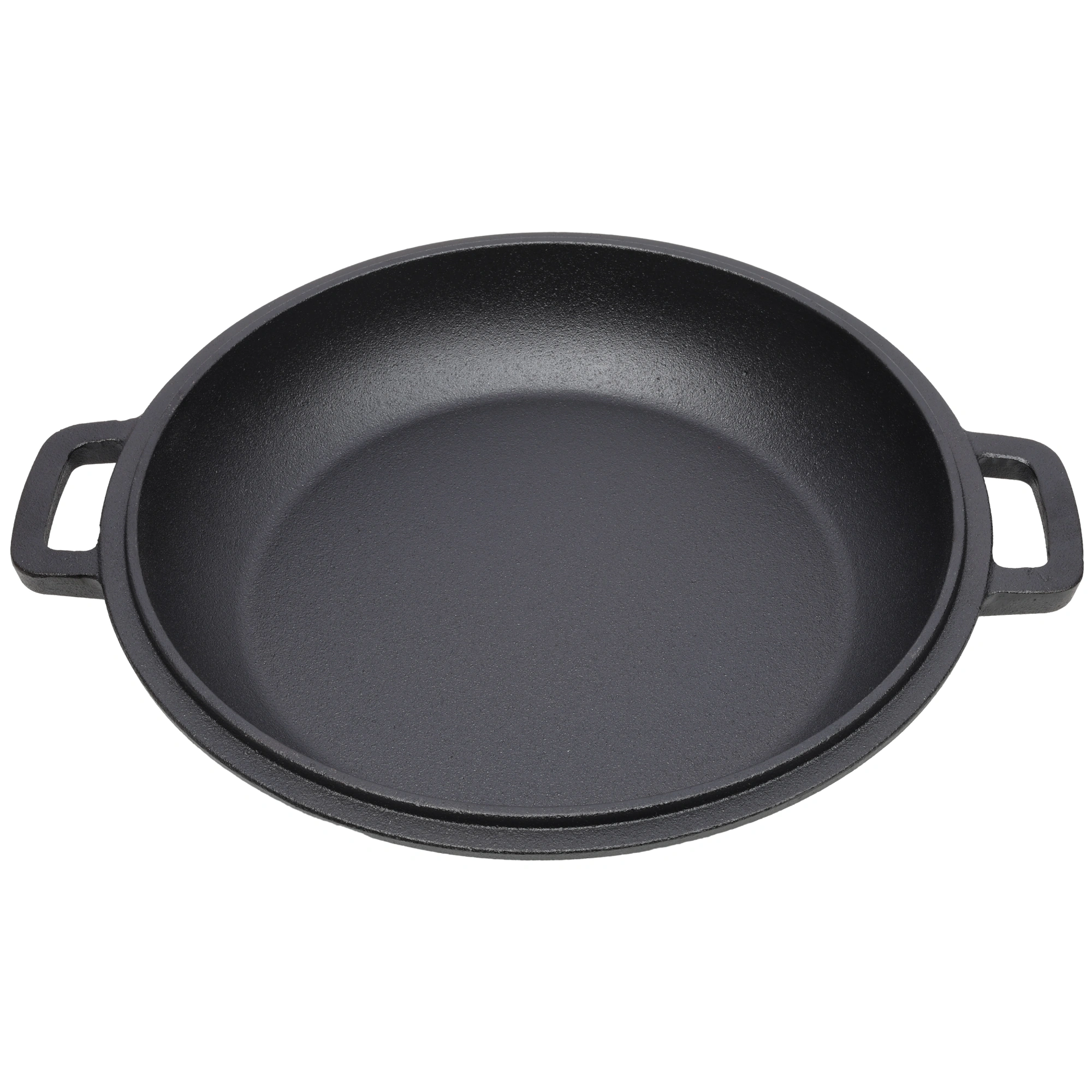 Pre-Seasoned Cast Iron Dutch Oven 5Qt - 2-in-1 Dual Handle Camping Pot with 2pcs Silicone Handles Covers, Outdoor Frying Pan for Campfire, BBQ, Fireplace, Grill Cooking & Baking view 9