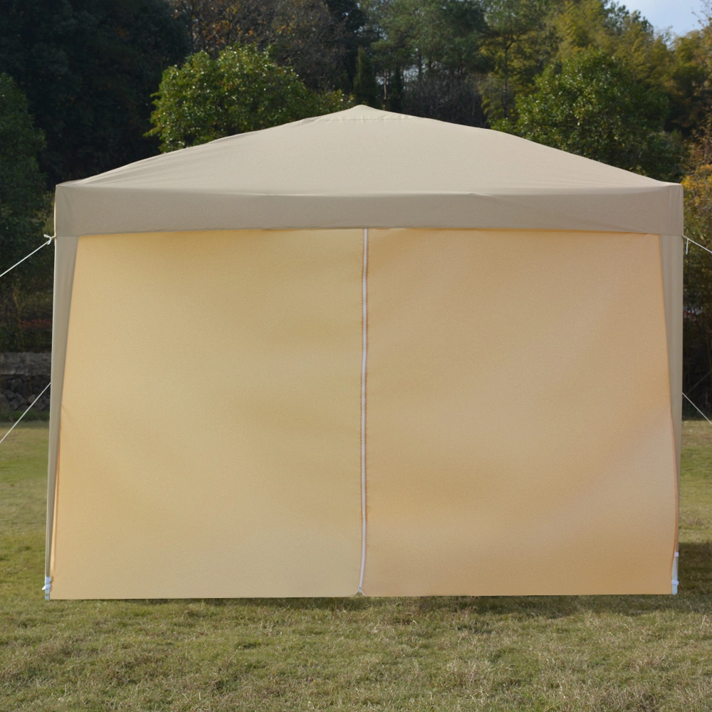 3 x 3m Two Doors & Two Windows Practical Waterproof Right-Angle Folding Tent Khaki view 29