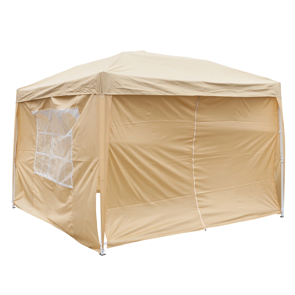 3 x 3m Two Doors & Two Windows Practical Waterproof Right-Angle Folding Tent Khaki view 53