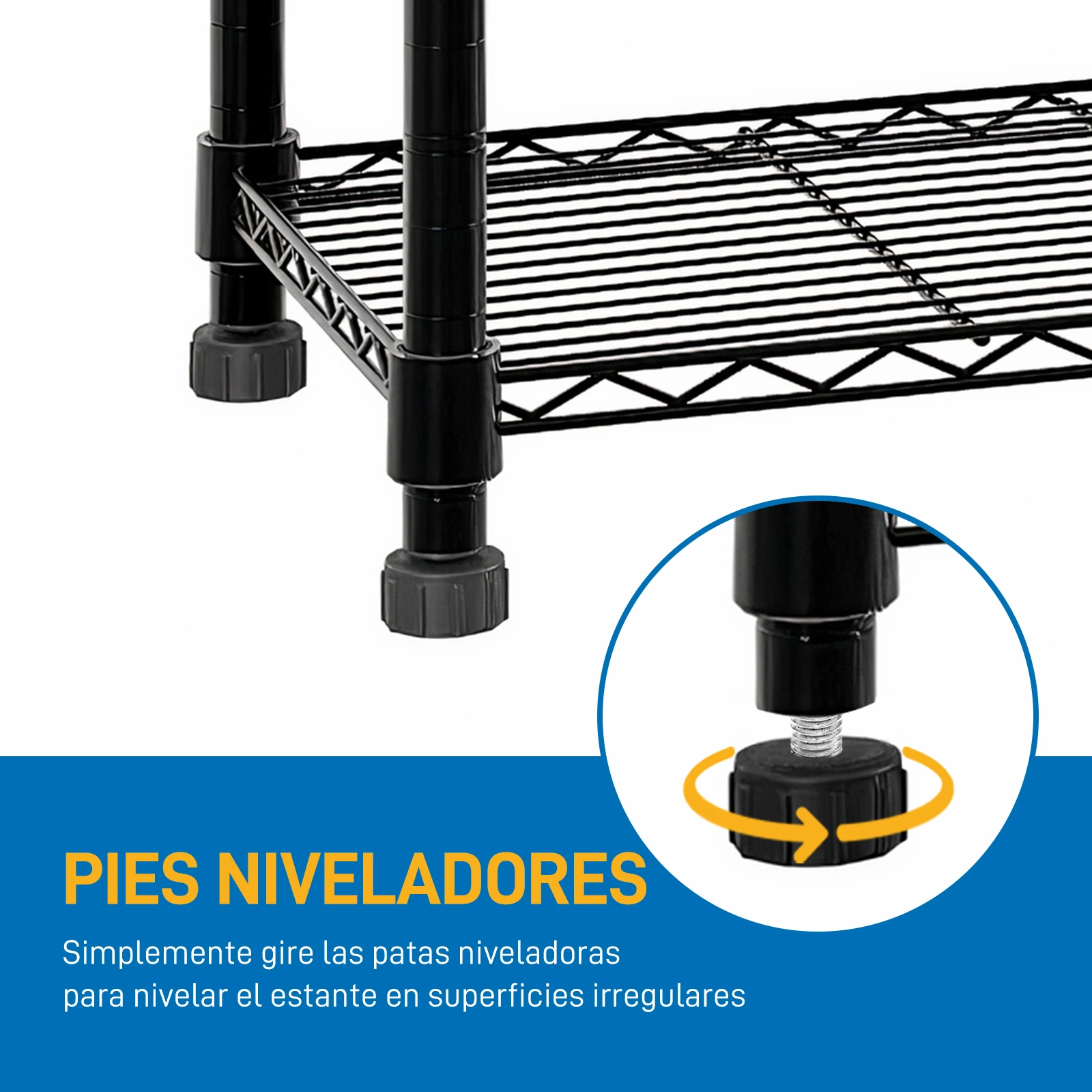 Changeable Assembly Floor Standing Carbon Steel Storage Rack Black view 23