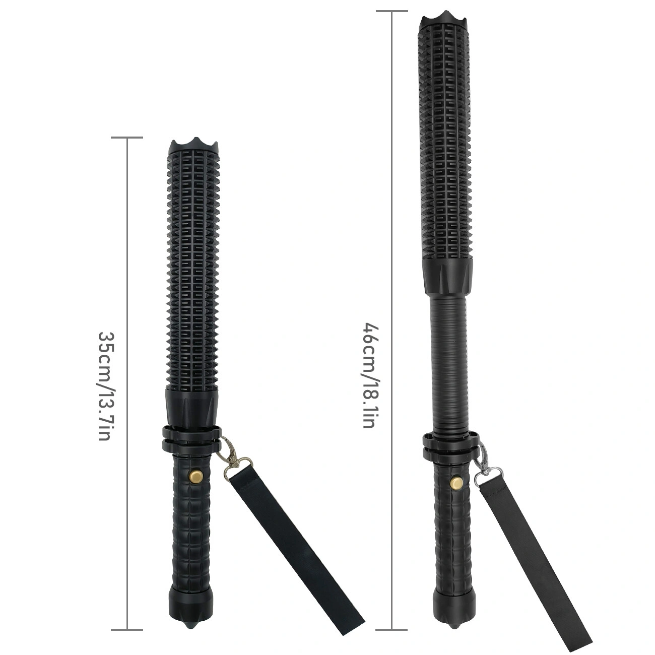 2 Pack 3-Mode USB Rechargeable LED Flashlight, Hiking Security Torch Camping Outdoor Flashlight Set view 5