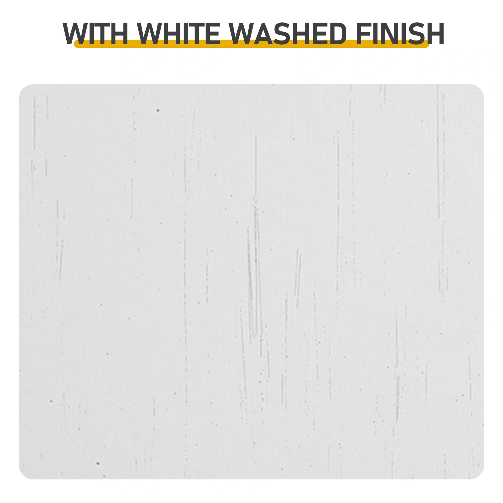 Washed white particleboard with melamine veneer, barn double door with U-shaped internal shelves, washbasin cabinet, 61*47*85cm (24 inches) view 12