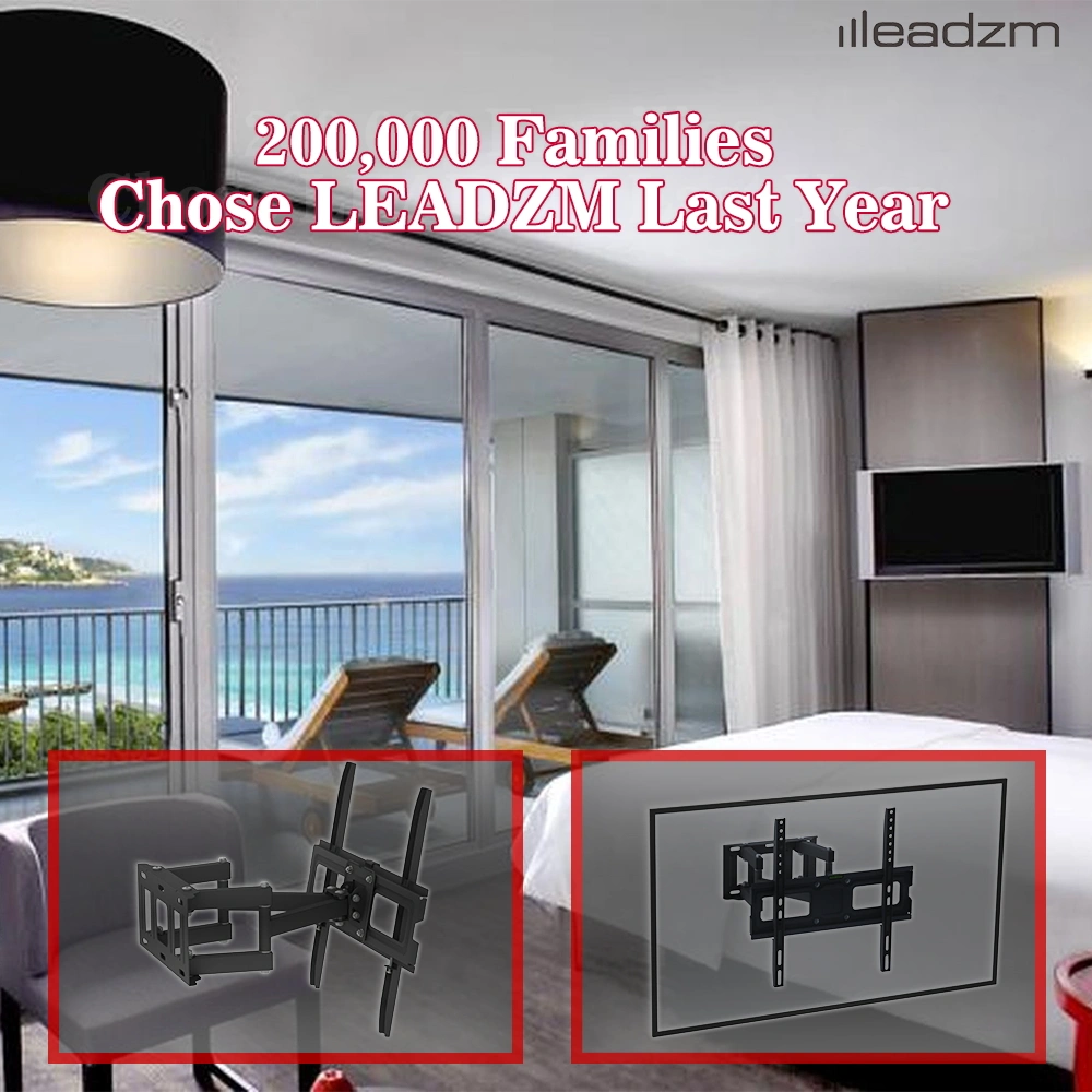 LEADZM 26-55" Double Pendulum TV Stand TMDS-105 40Kg VESA 400x400 ±10° Tilt view 5