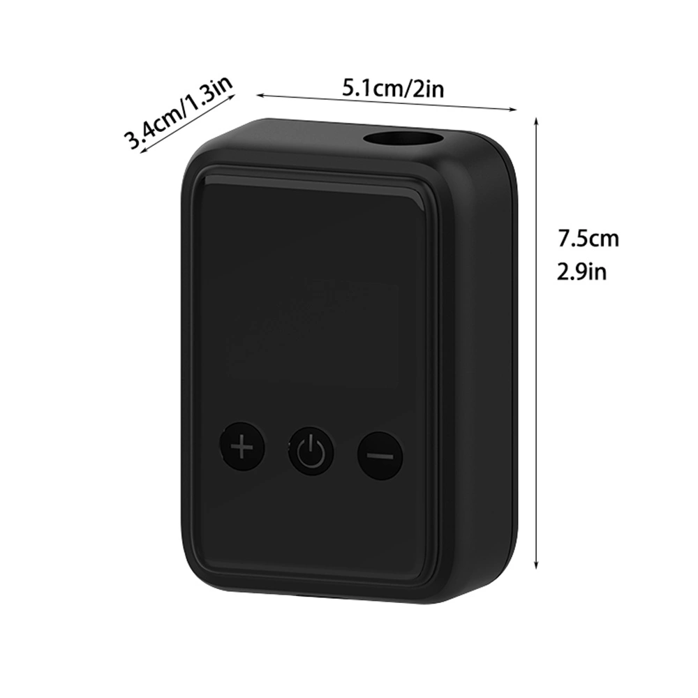 Portable Electric Bike Pump 120 PSI Digital Tire Inflator Auto Shut-Off Presta Schrader Valve 500mAh view 2