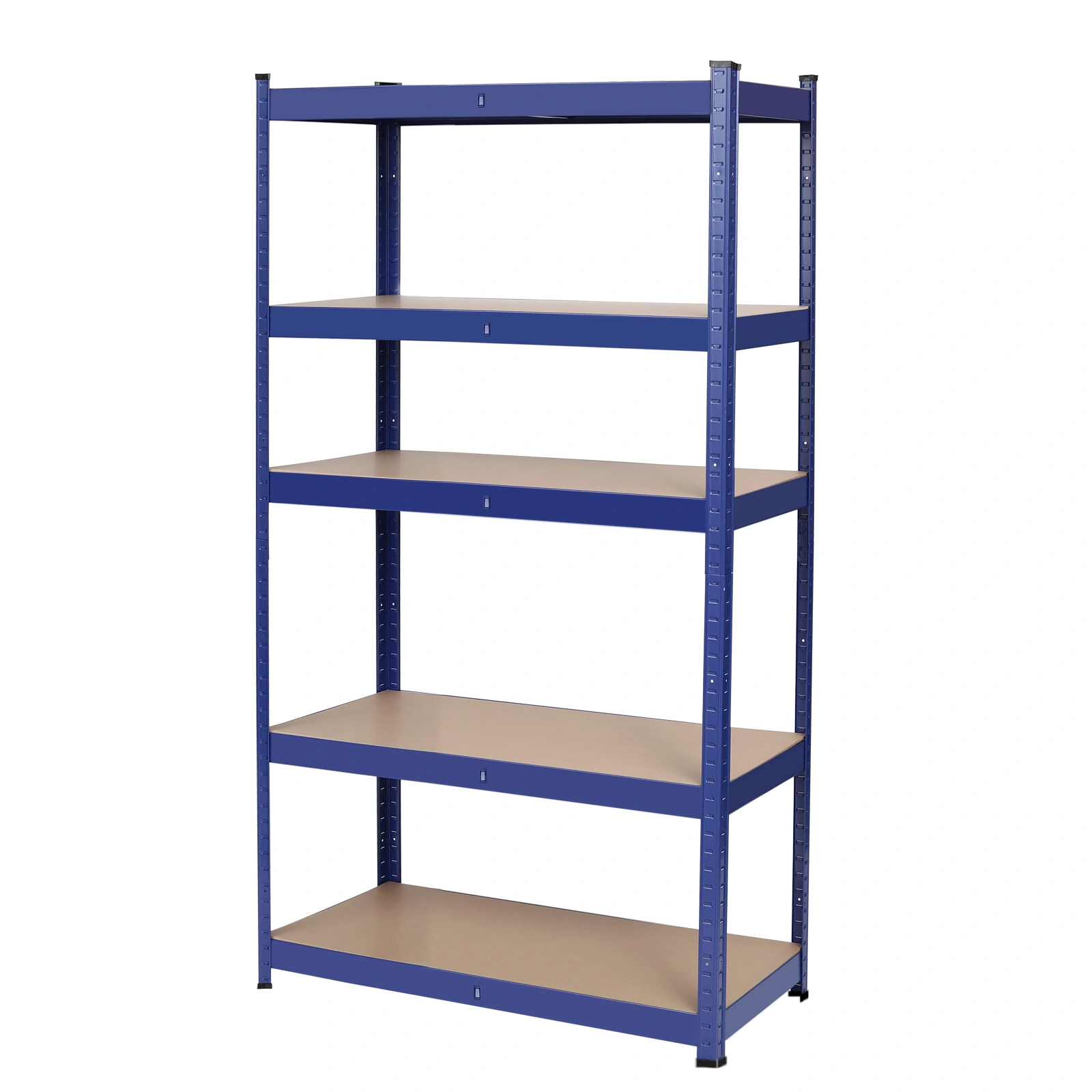 Heavy Duty Metal Garage Shelving Unit, Blue Boltless Storage Shelf Rack for Shed & Workshop
