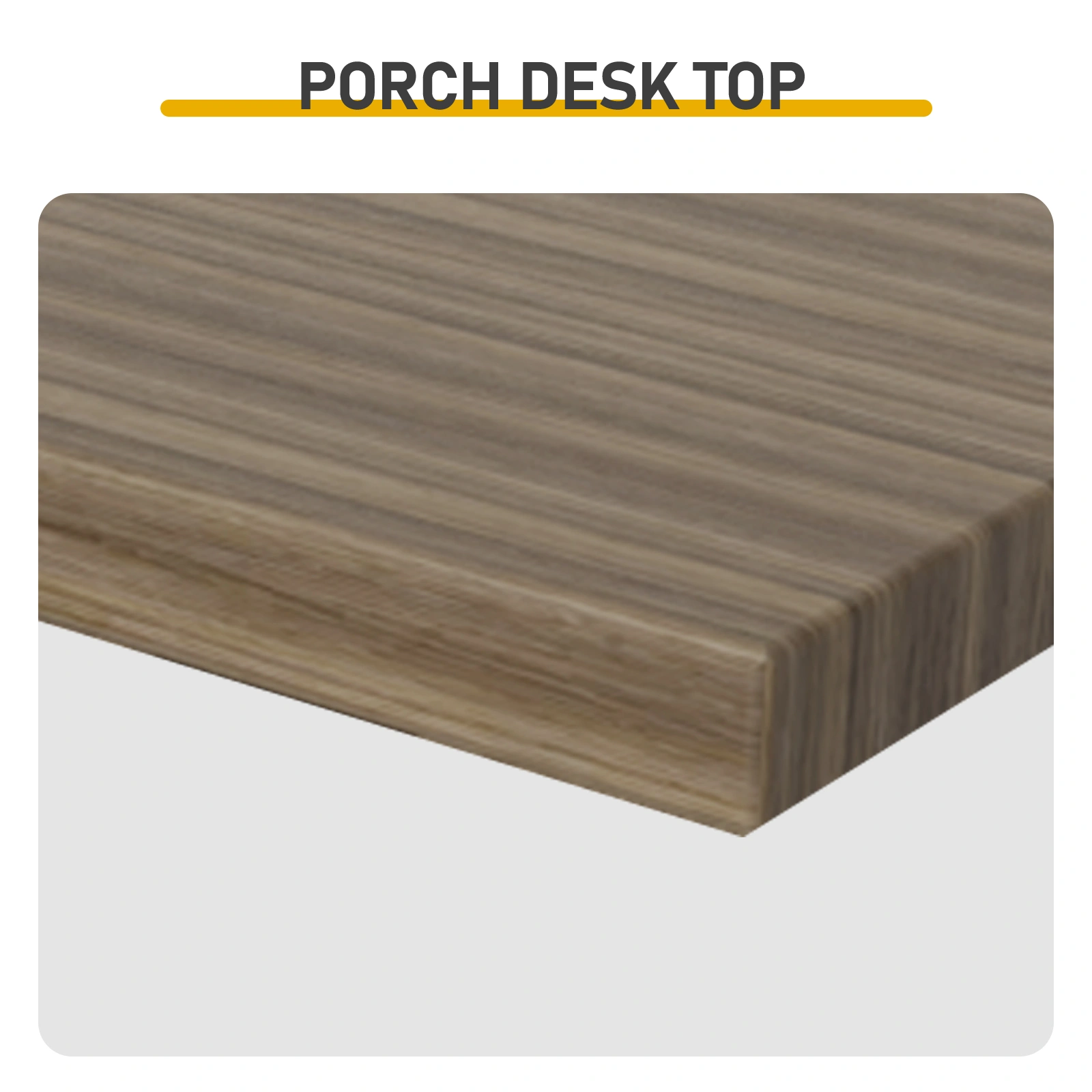 42 Inch Oak Finish Entryway Console Table - T-Leg MDF Table with 3D Paper Laminate, Narrow Table for Hallway Living Room view 5