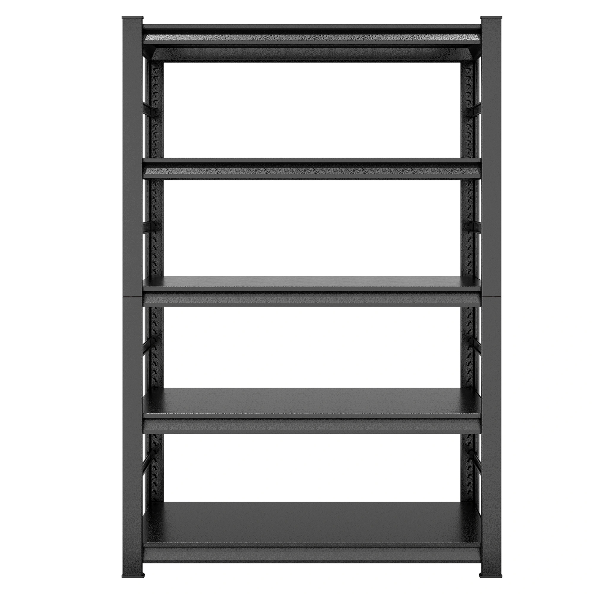 Heavy Duty Metal Shelving Unit 72"H x 47.2"W x 23.6"D, 5-Tier Adjustable Storage Rack for Kitchen & Garage view 2