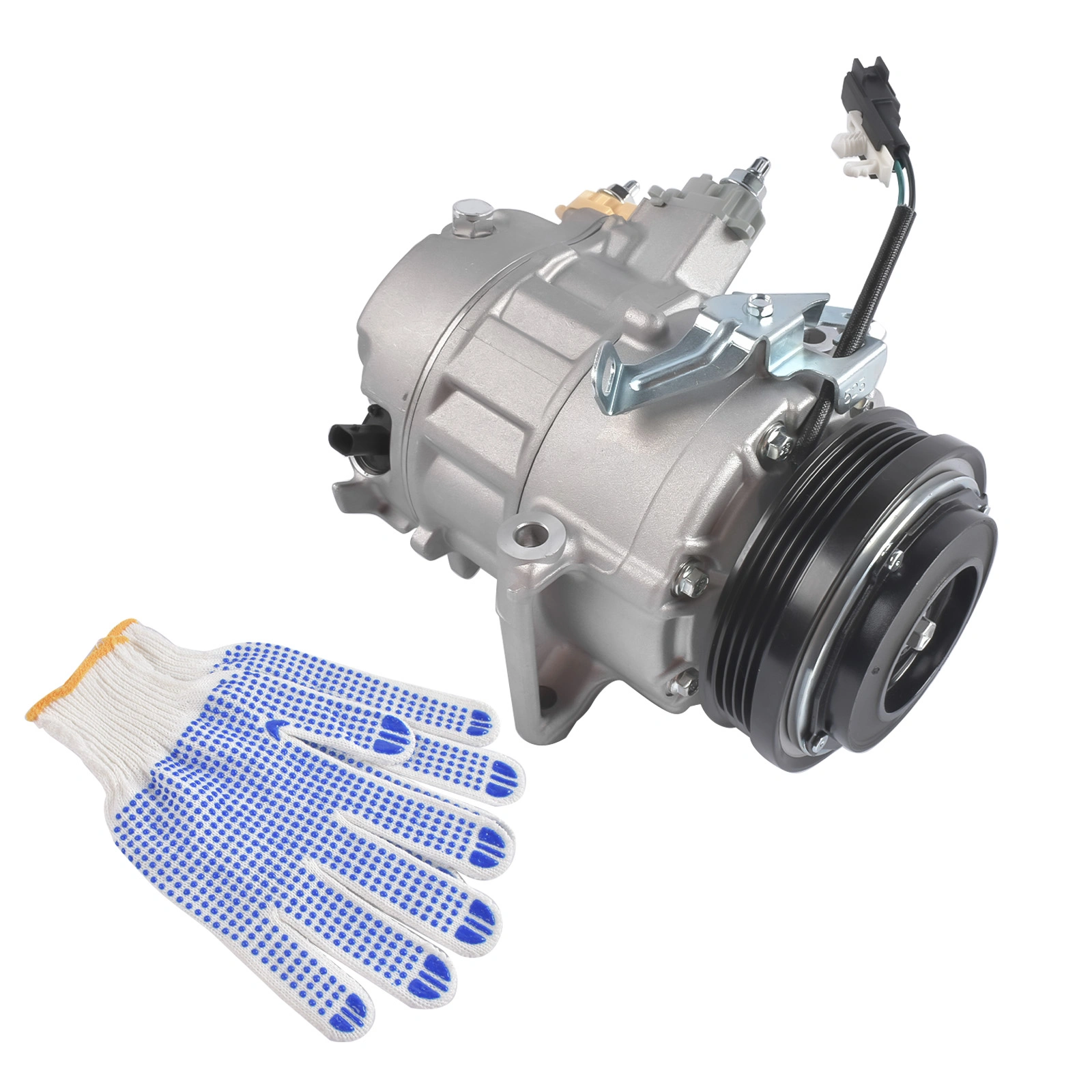 A/C Compressor Assy Fit for Lincoln Navigator 18-22 Ford F150 Expedition 3.5L 168386 view 3