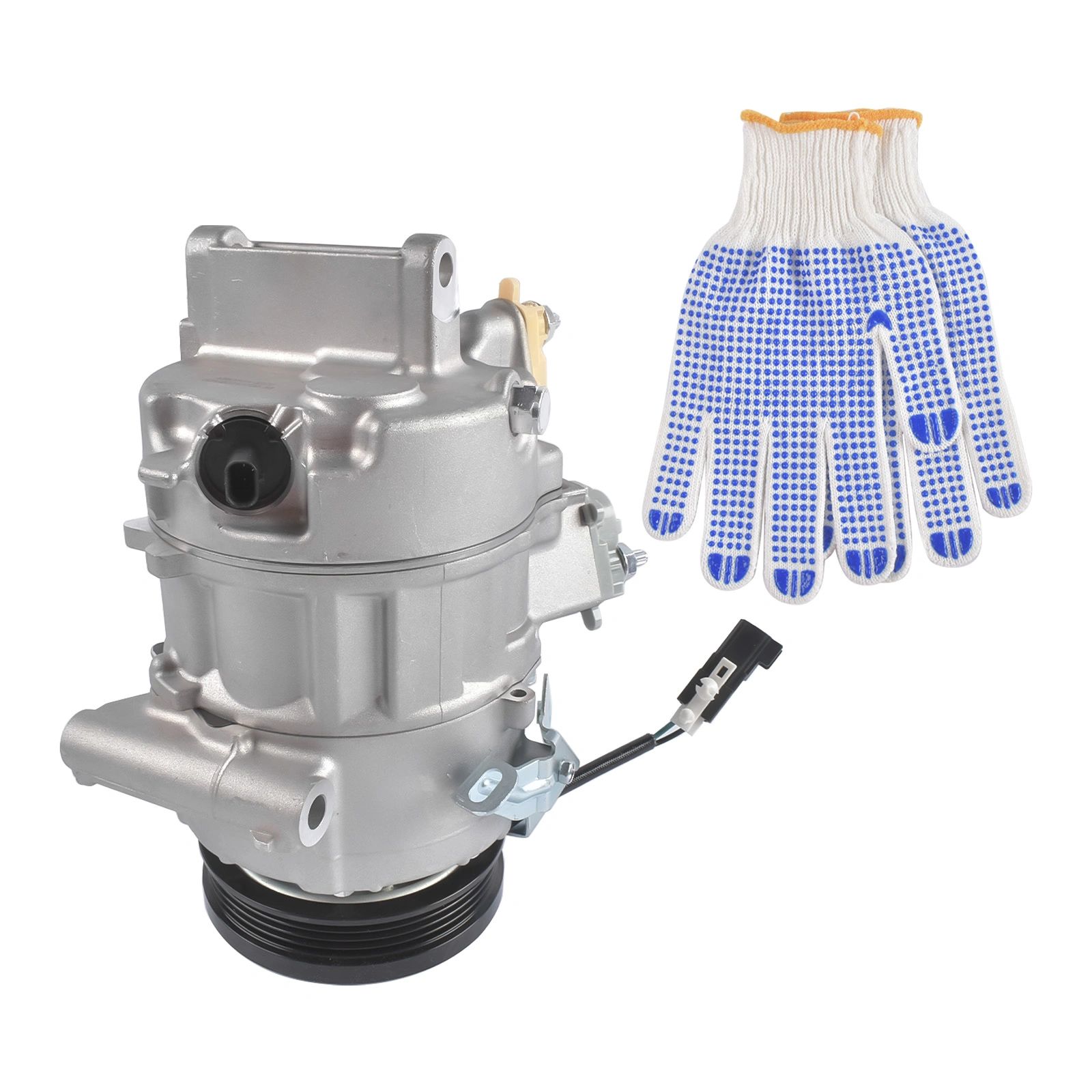 A/C Compressor Assy Fit for Lincoln Navigator 18-22 Ford F150 Expedition 3.5L 168386 view 4