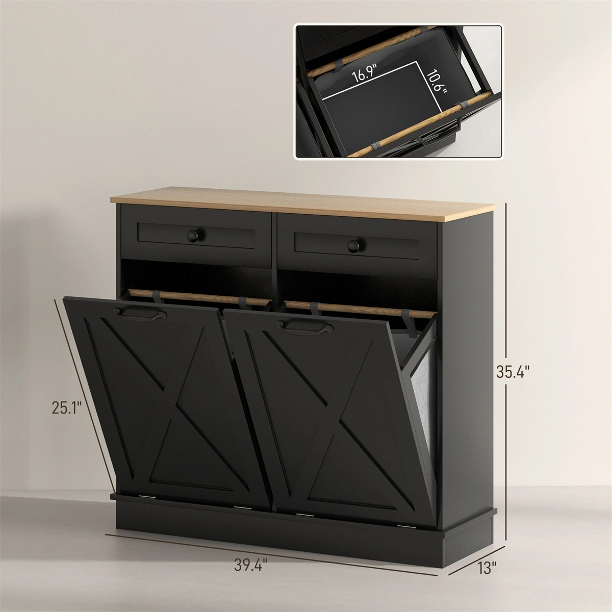 Bathroom Cabinet Storage Vanity Organizer with Doors for Kitchen Bedroom Lavatory Home Organization view 3