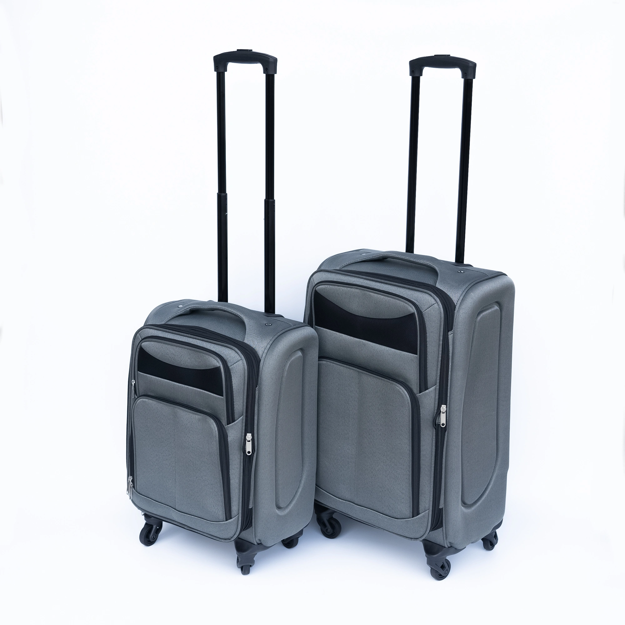 (20+24) Two-piece suitcase suitcase set Oxford trolley case without password lock universal wheel GRAY -Does not support self pick up