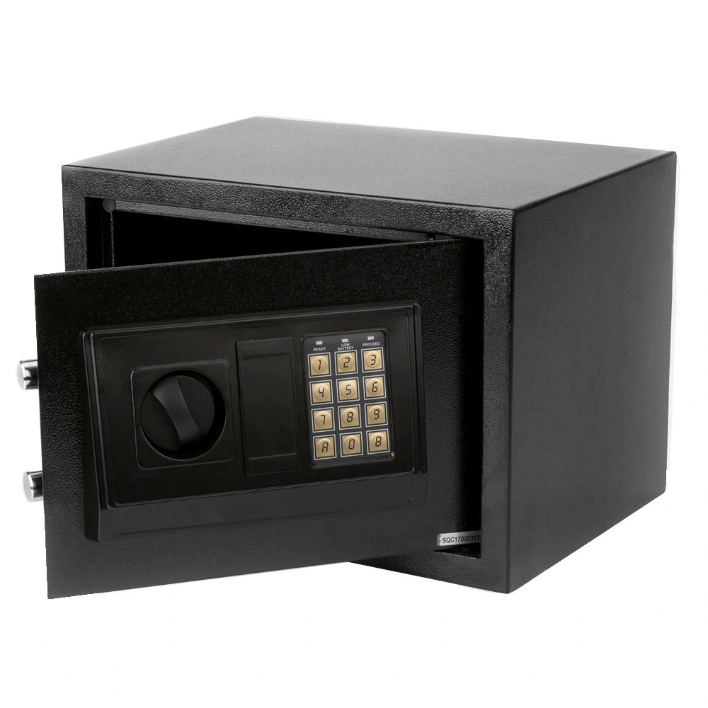 E25EA Electronic Digital Steel Safe - Small Security Strongbox Black view 2