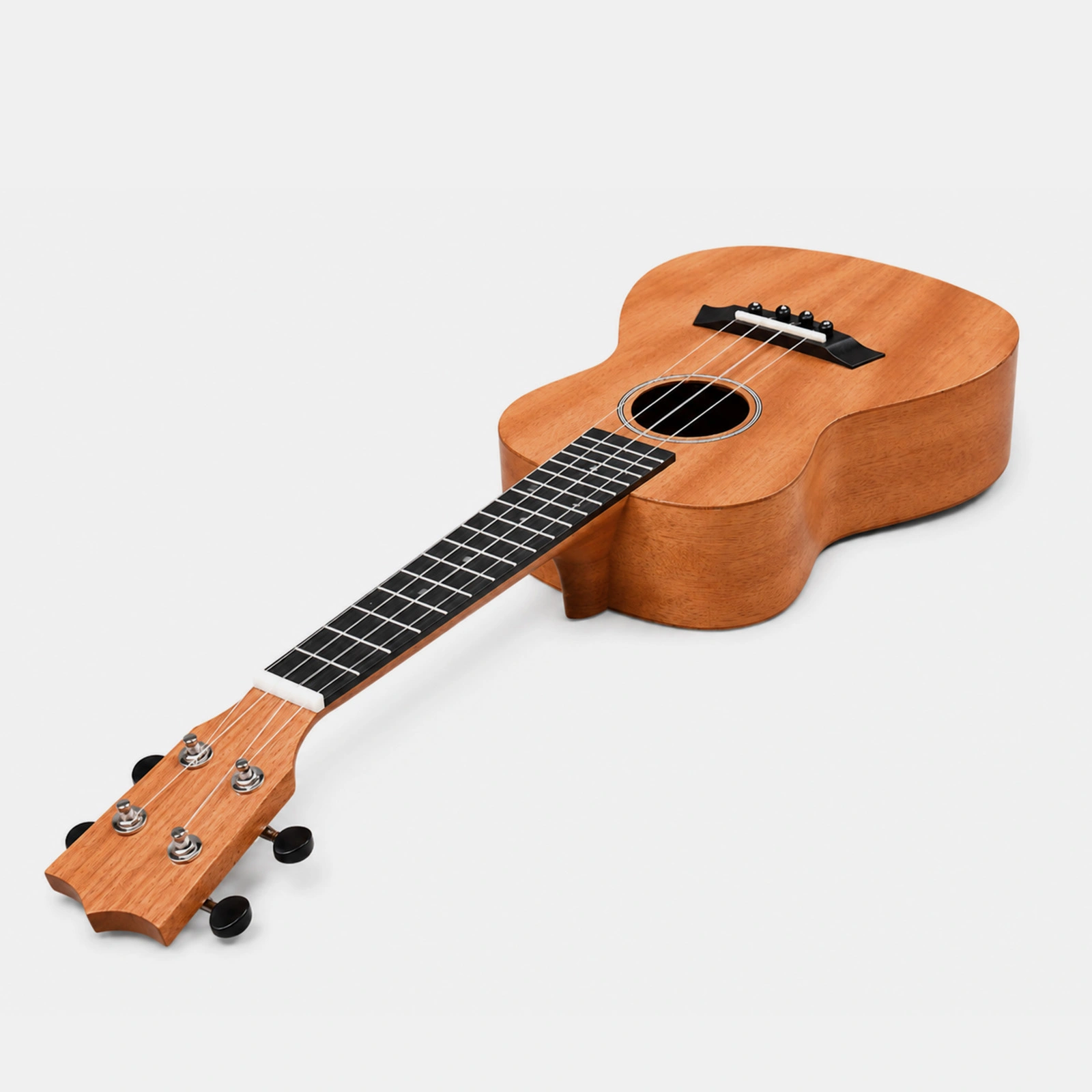 23in mahogany body rosewood fingerboard ukulele, cotton bag, capo, strap, picks*2, tuner,Strings,Dust cloth view 9