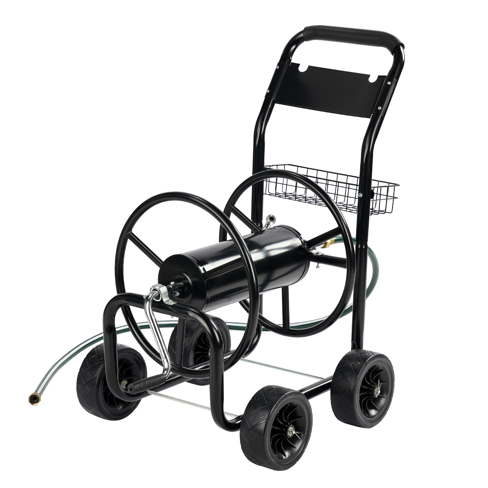 97*53*100cm Black Iron With Green Water Pipe Iron Spokes Water Pipe Truck [Not an inflatable tire] view 6