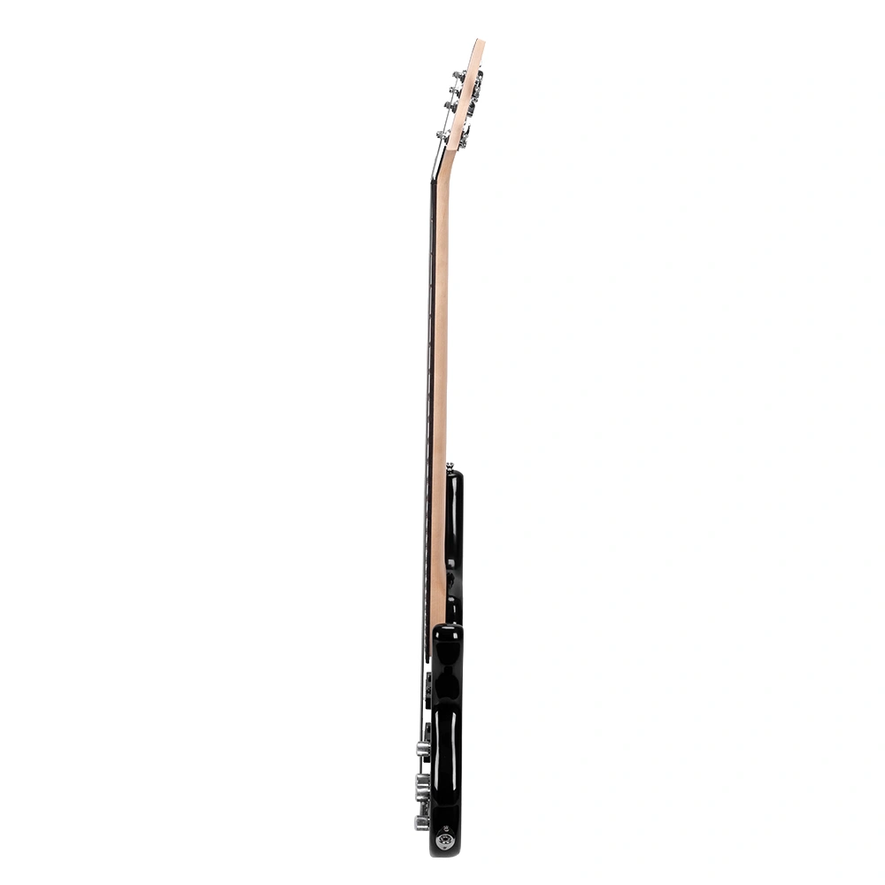 GIB Electric 5 String Bass Guitar Full Size Bag Strap Pick Connector Wrench Tool Black view 5