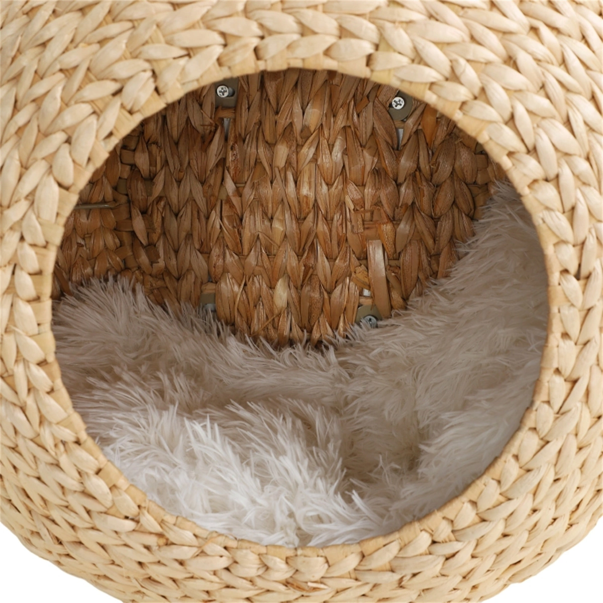 Cat Tree Condo Shelf with Cozy Bed Platform, Multi-Level Cat Tower for Kittens and Small Cats view 7