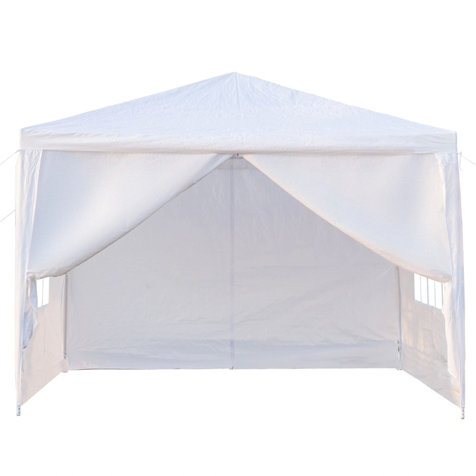 3 x 3m Four Sides Portable Home Use Waterproof Tent with Spiral Tubes White view 18