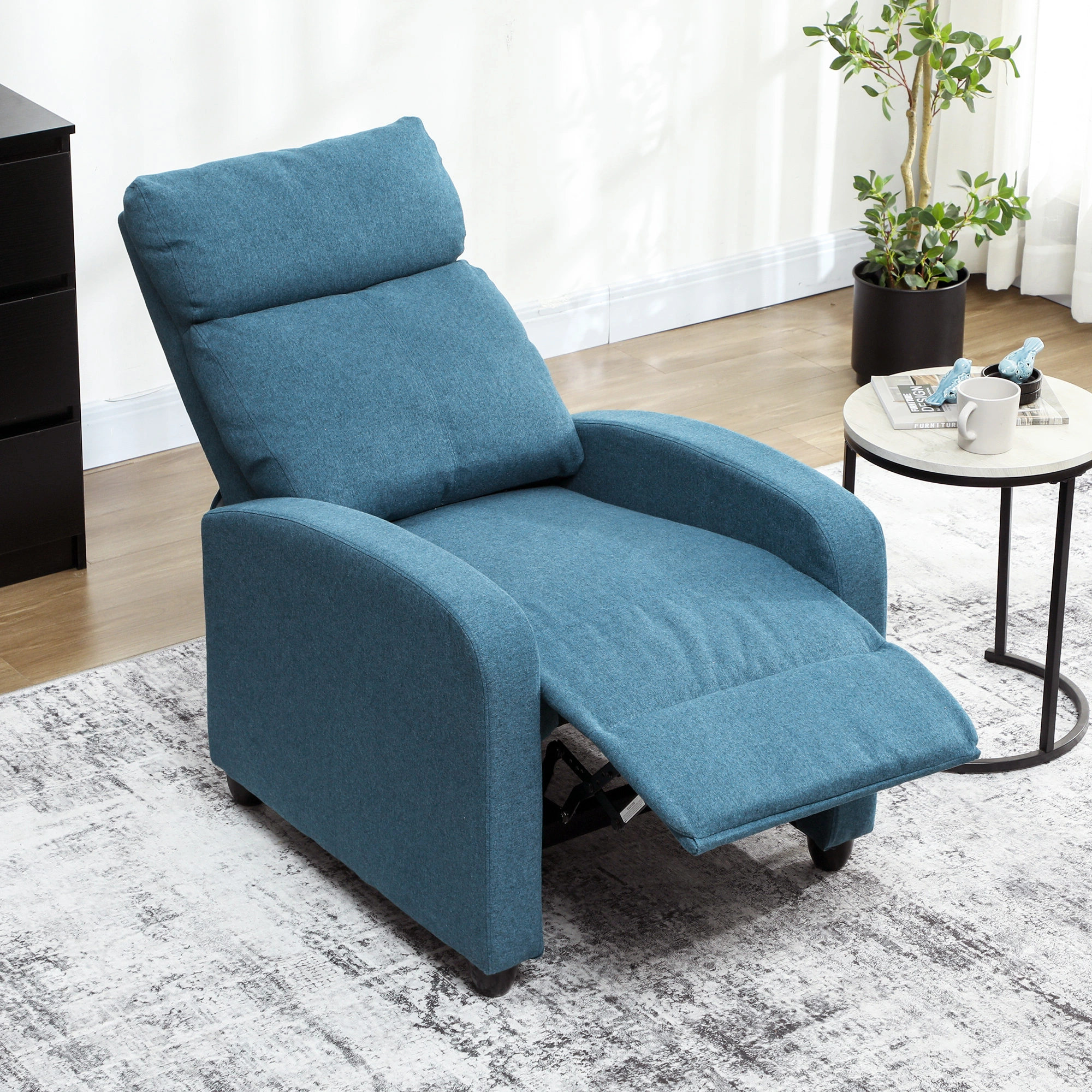Sofa Chair 1-Seater Accent Chair, Mid-Century Modern Lu view 5