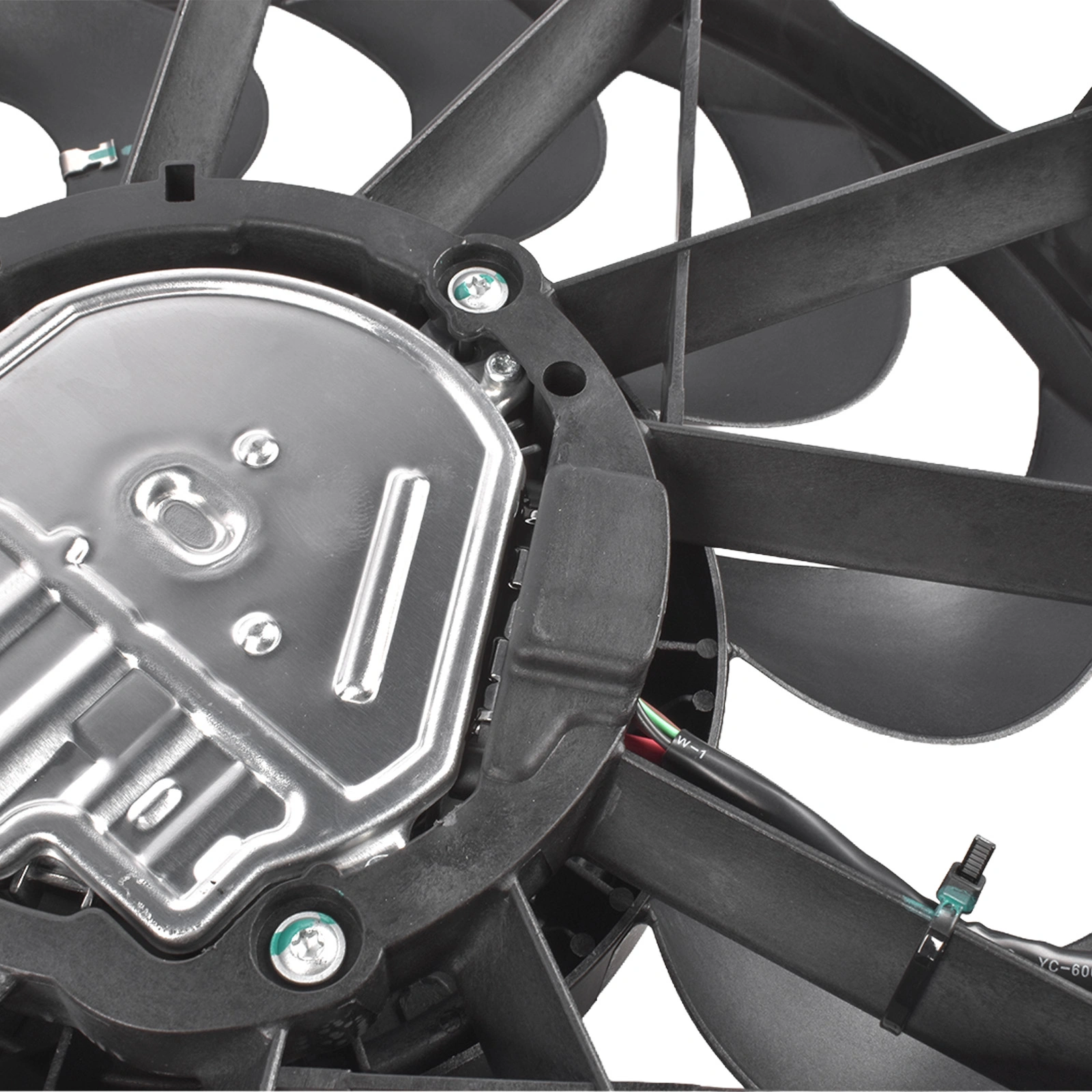 Radiator Fan Assembly with Brushless Motor Fits for Chevrolet Malibu Sedan 1.5L l4 2021-2022 Black 1Pc view 10