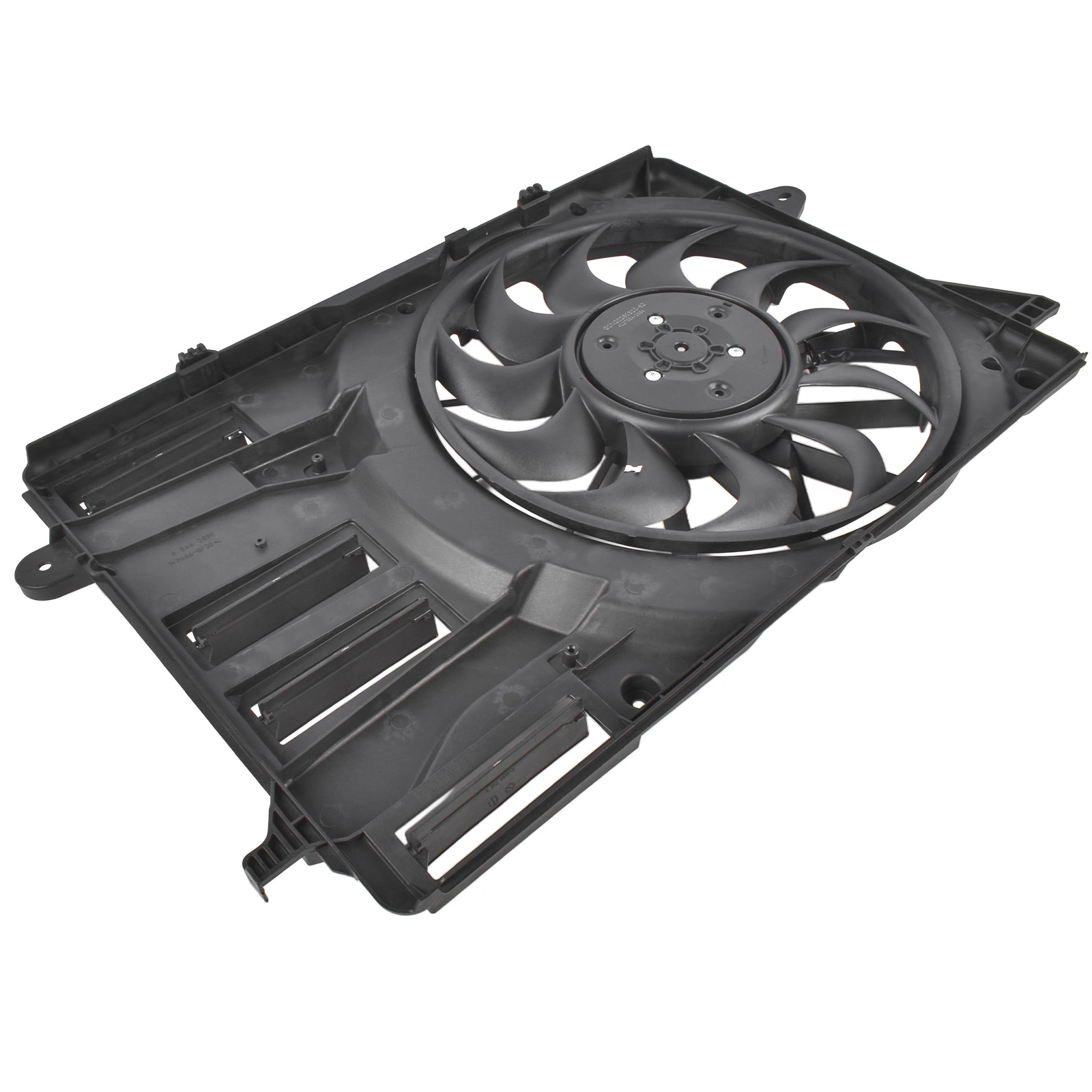 Radiator Fan Assembly with Brushless Motor Fits for Chevrolet Malibu Sedan 1.5L l4 2021-2022 Black 1Pc view 3