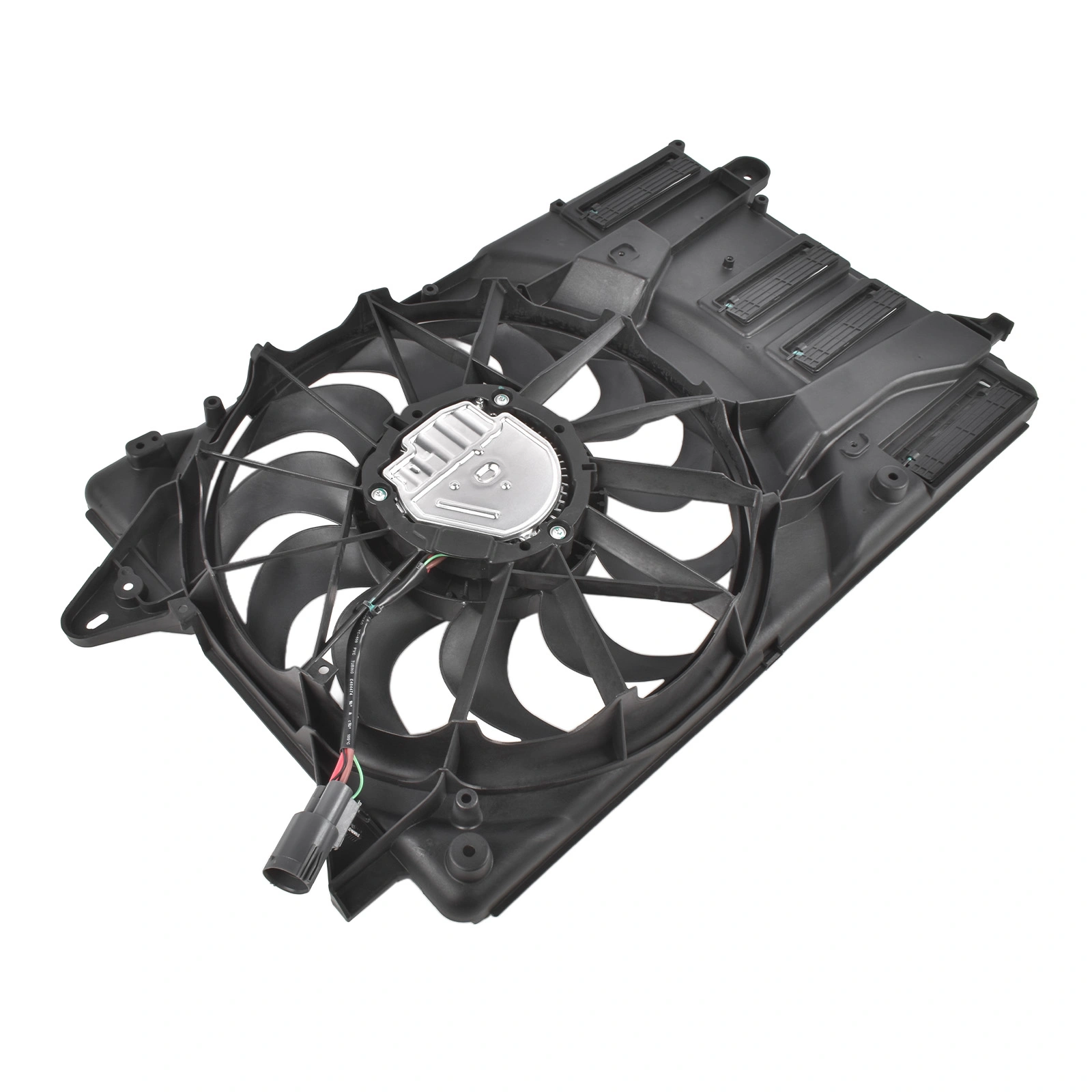 Radiator Fan Assembly with Brushless Motor Fits for Chevrolet Malibu Sedan 1.5L l4 2021-2022 Black 1Pc view 5