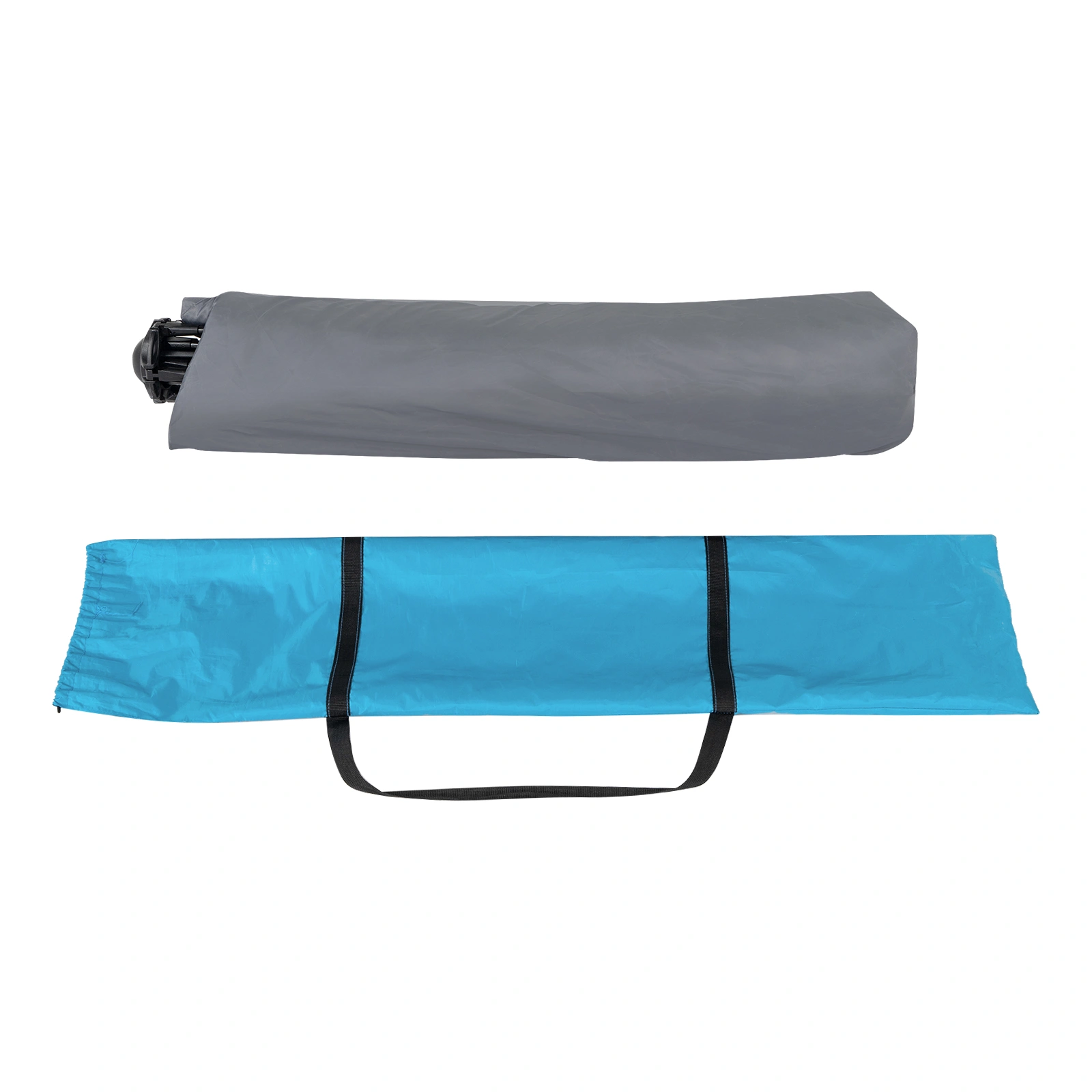 Fiberglass Pole Oxford Cloth Quick-Open Free Ride Beach Tent Blue view 13