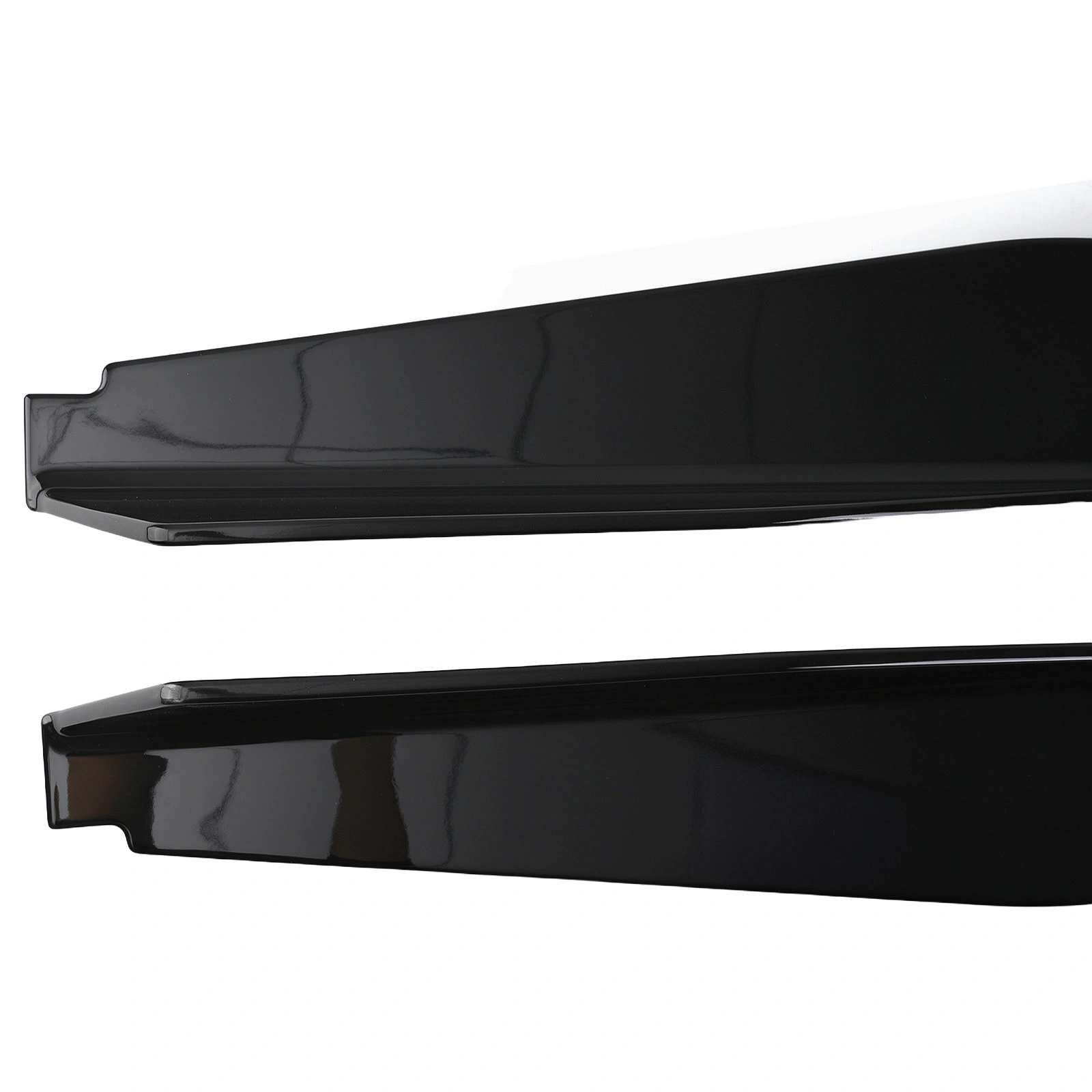 2Pcs Black Side Skirt Extensions for Corvette C8 2020-2024 | ABS Body Side Skirt Trim Panels view 3