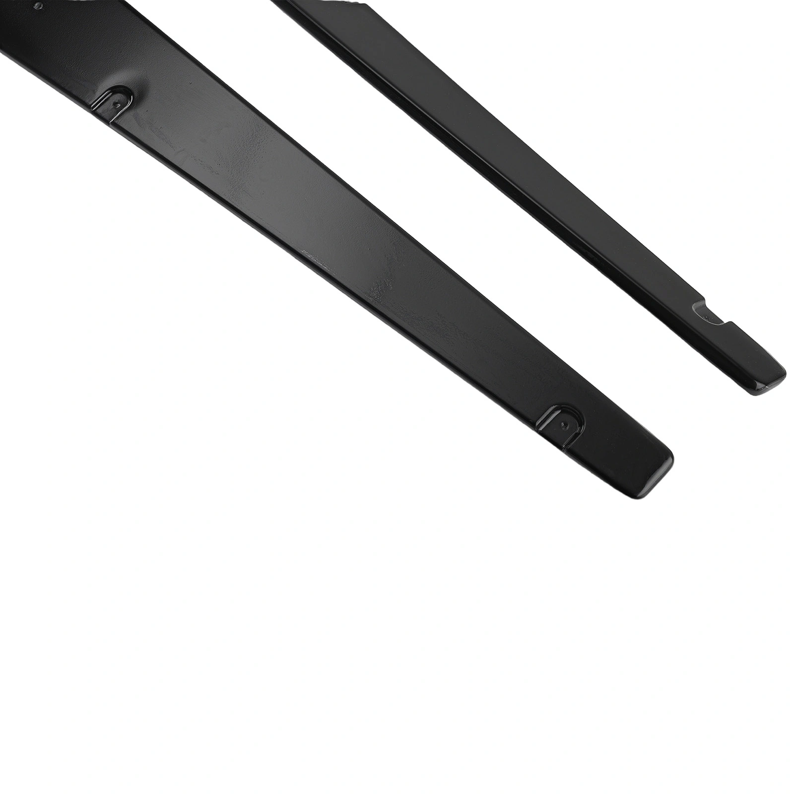 2Pcs Black Side Skirt Extensions for Corvette C8 2020-2024 | ABS Body Side Skirt Trim Panels view 6