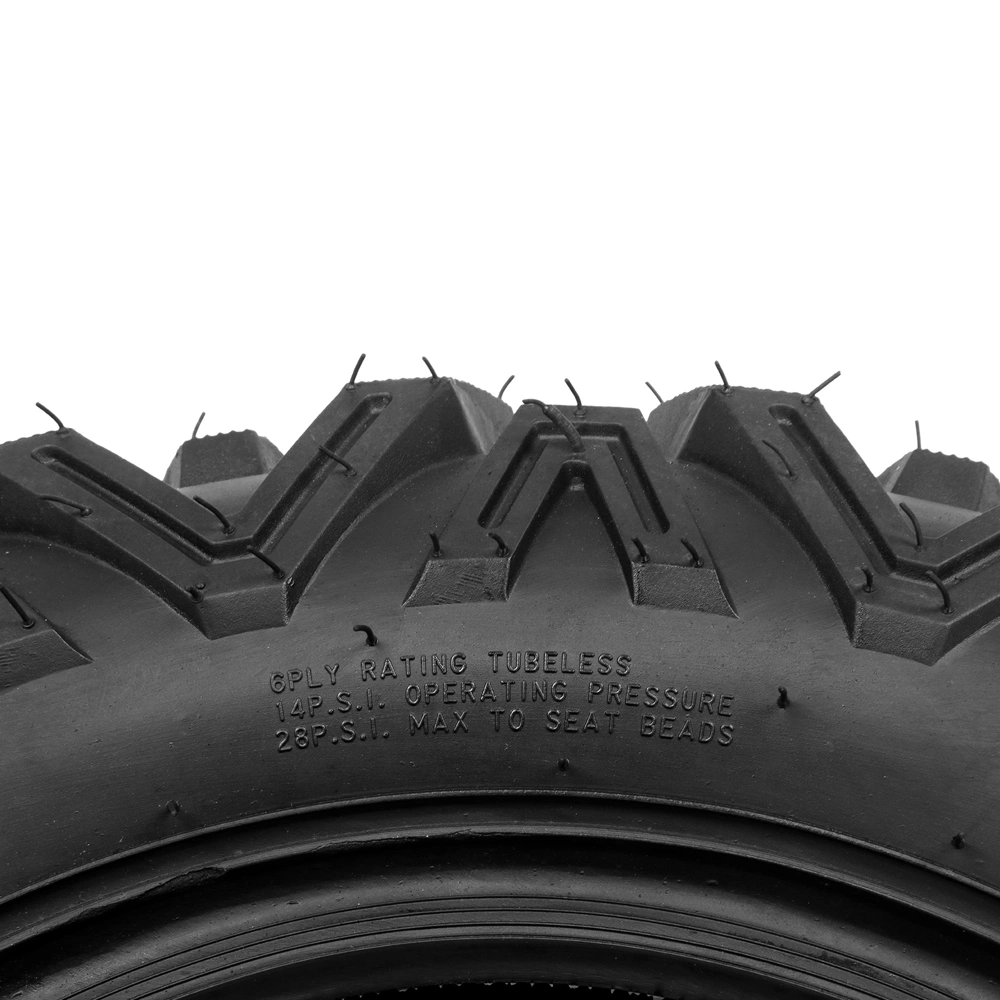 ATV UTV Tires Set of 4, 25x8-12 Front & 25x10-12 Rear, 25x8x12 25x10x12, 6PR Off-Road view 11