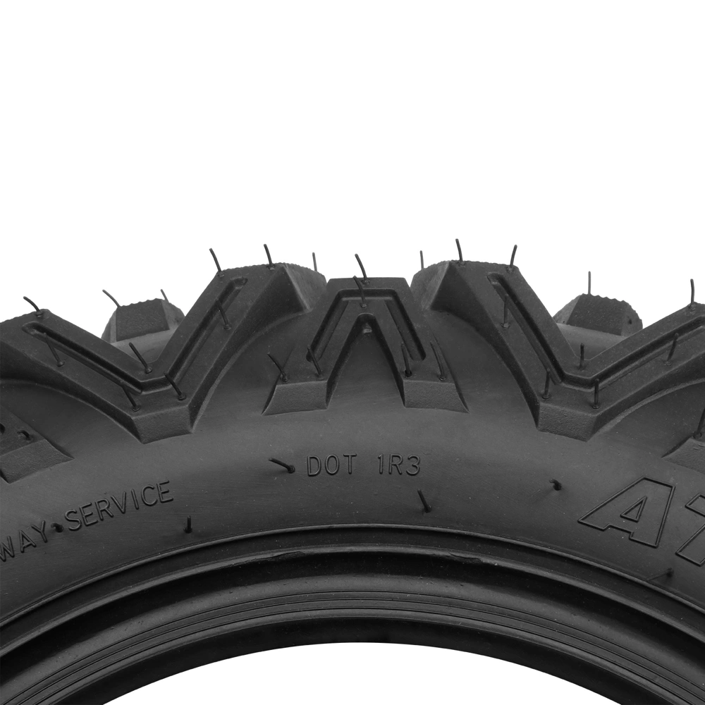 ATV UTV Tires Set of 4, 25x8-12 Front & 25x10-12 Rear, 25x8x12 25x10x12, 6PR Off-Road view 12