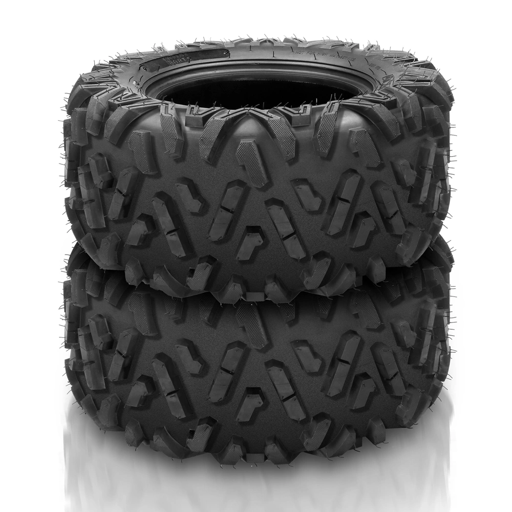 ATV UTV Tires Set of 4, 25x8-12 Front & 25x10-12 Rear, 25x8x12 25x10x12, 6PR Off-Road view 14