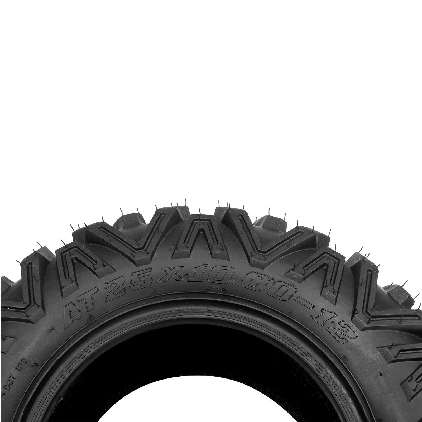 ATV UTV Tires Set of 4, 25x8-12 Front & 25x10-12 Rear, 25x8x12 25x10x12, 6PR Off-Road view 21