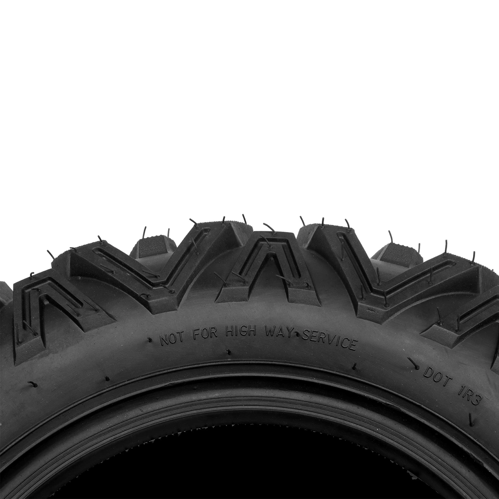 ATV UTV Tires Set of 4, 25x8-12 Front & 25x10-12 Rear, 25x8x12 25x10x12, 6PR Off-Road view 5