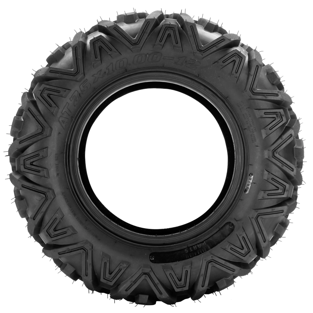 ATV UTV Tires Set of 4, 25x8-12 Front & 25x10-12 Rear, 25x8x12 25x10x12, 6PR Off-Road view 9