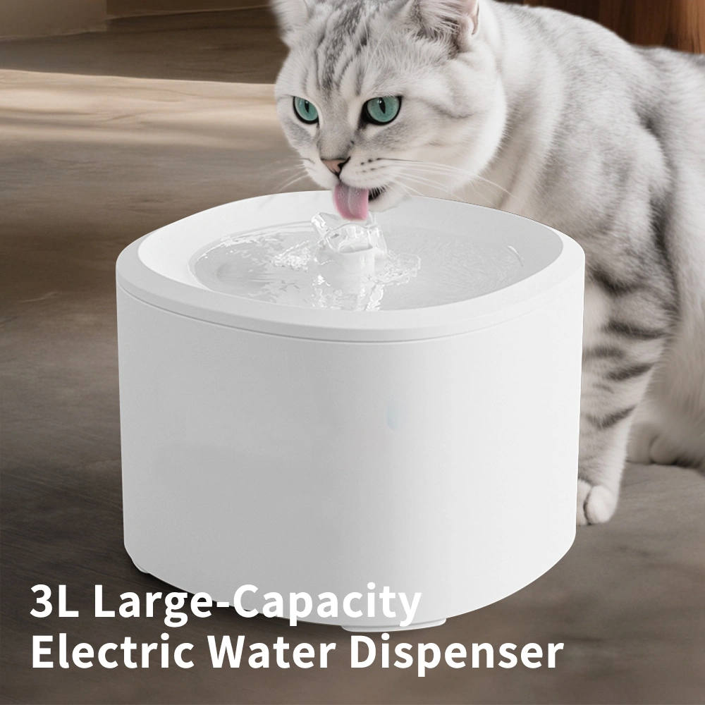 Leduo Pet Water Dispenser, Silent Circulating Water, Multi Layer Filtration, Cleaning and Hydrating, Suitable for Cats and Dogs, Allowing You to Rest Assured