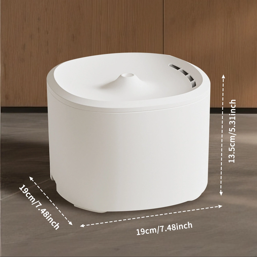 Leduo Pet Water Dispenser, Silent Circulating Water, Multi Layer Filtration, Cleaning and Hydrating, Suitable for Cats and Dogs, Allowing You to Rest Assured view 5