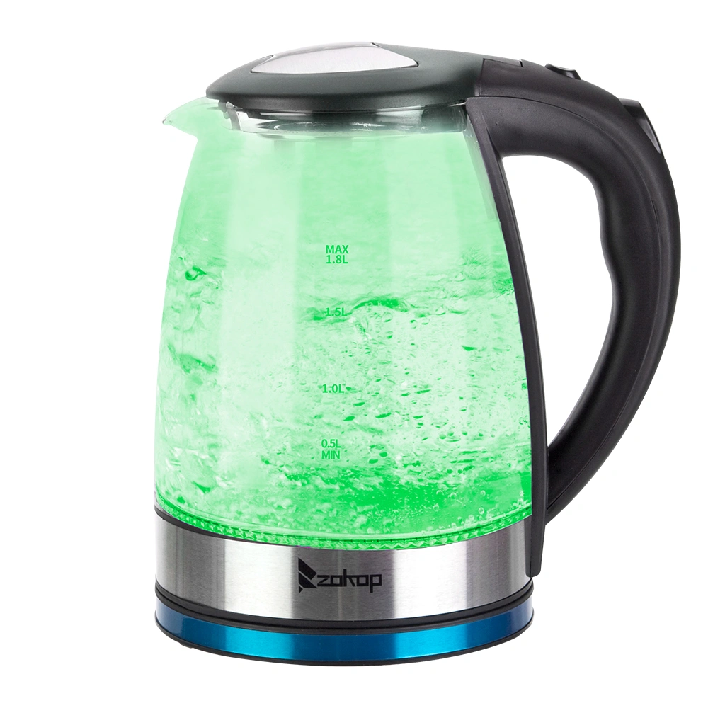 HD-1861-A 110V 1200W 1.8L Electric Glass Kettle US Plug view 10