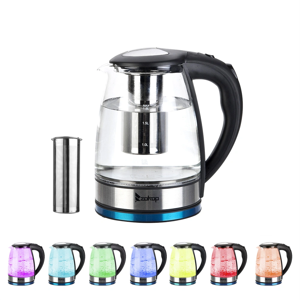 HD-1861-A 110V 1200W 1.8L Electric Glass Kettle US Plug view 11